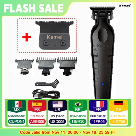 Kemei KM-2299 Hair Trimmer Machine Men's Haircut Machine Hair Clipper Professional Cutter Hair Cutting Machine Clipper